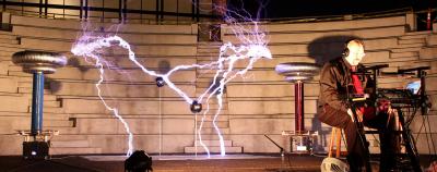 Scott Wyatt's "Risky Business," Tesla Coil Concert at KCPA, 2009