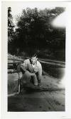 Unidentified man at a park