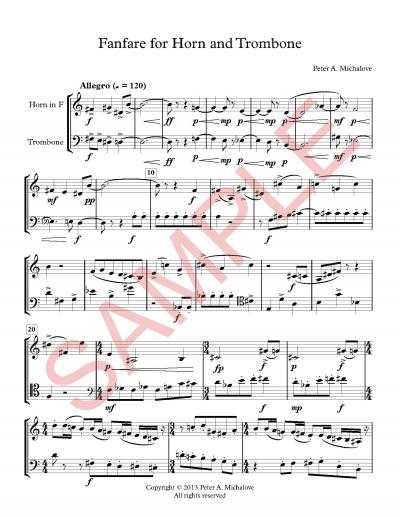 Fanfare to Joy: 2nd F Horn: 2nd F Horn Part - Digital Sheet Music