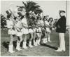 Herbert L. Clarke rehearsing his majorettes