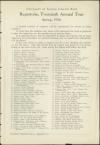 Twentieth Annual Tour Repertoire 1