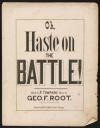 Oh, Haste on the Battle!, cover