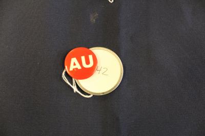 Artifact 242: Badge, AU Assistants Union Button