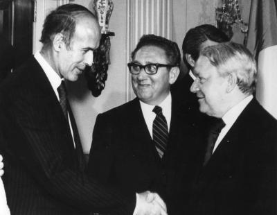 Reston, d'Estaing, and Kissinger