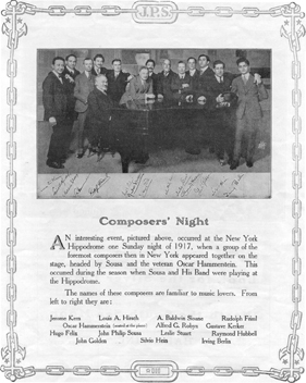 Sousa Band Souvenir Concert Program (page 12)