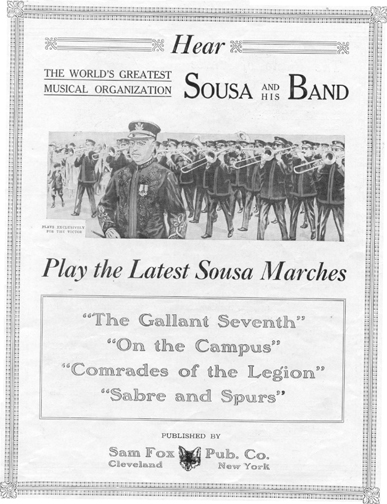 Sousa Band Souvenir Concert Program (page 18)
