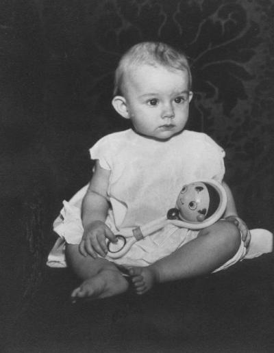 Shirley as an infant [Baby Picture 5-with rattle.jpg]