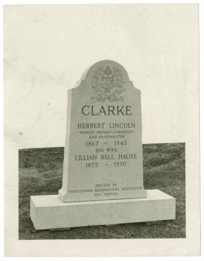 Clarke Memorial Monument, 1948