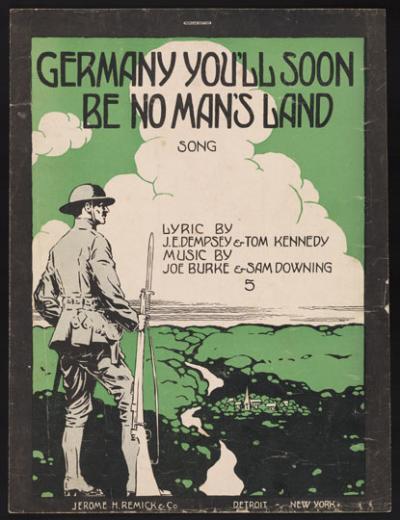 Germany You'll Soon be No Man's Land, cover