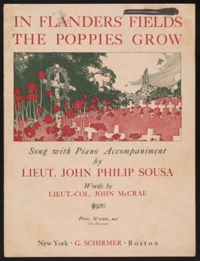 In Flanders Fields the Poppies Grow, cover