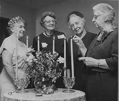 Edna Morey, Julia Little, Harriet Doner, and Lena Marshall