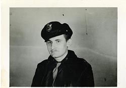 Unidentified man in military uniform