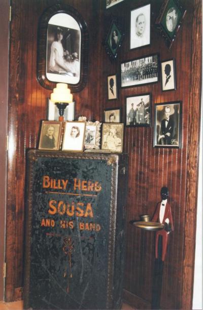 William Herb's trunk used while a member of the Sousa Band