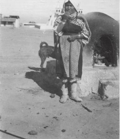 Navajo woman, possibly in Colorado