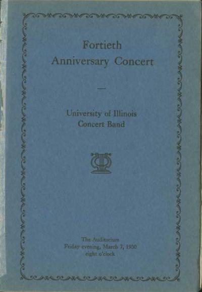 Fortieth Anniversary Concert 1