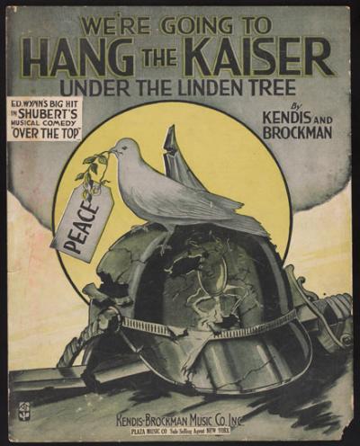 We're Going To Hang The Kaiser Under The Linden Tree, cover