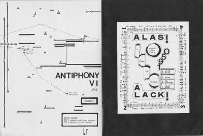 AntiphonyIV (1971) and ALAS! ALAC (1950)